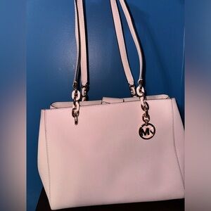 Michael Kors blush pink tote bag